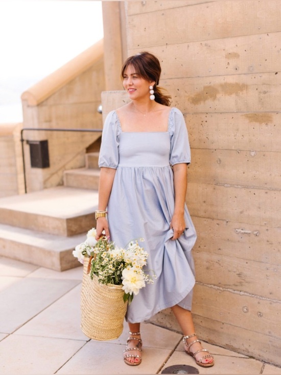 Smash + Tess Dresses & Skirts - Smash & Tess Blue Midi Dress